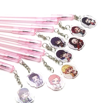 

1 Pcs Gel Pen Anime Demon Slayer: Kimetsu No Yaiba Pendant Neutral Pens Gift Writing Office School Supplies