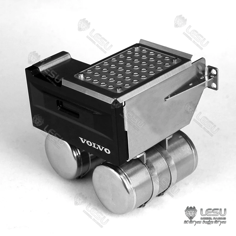 Отсек для батарей Meal LESU выхлопной бак C 1/14 TAMIYA VOLVO FH16 трактора грузовика