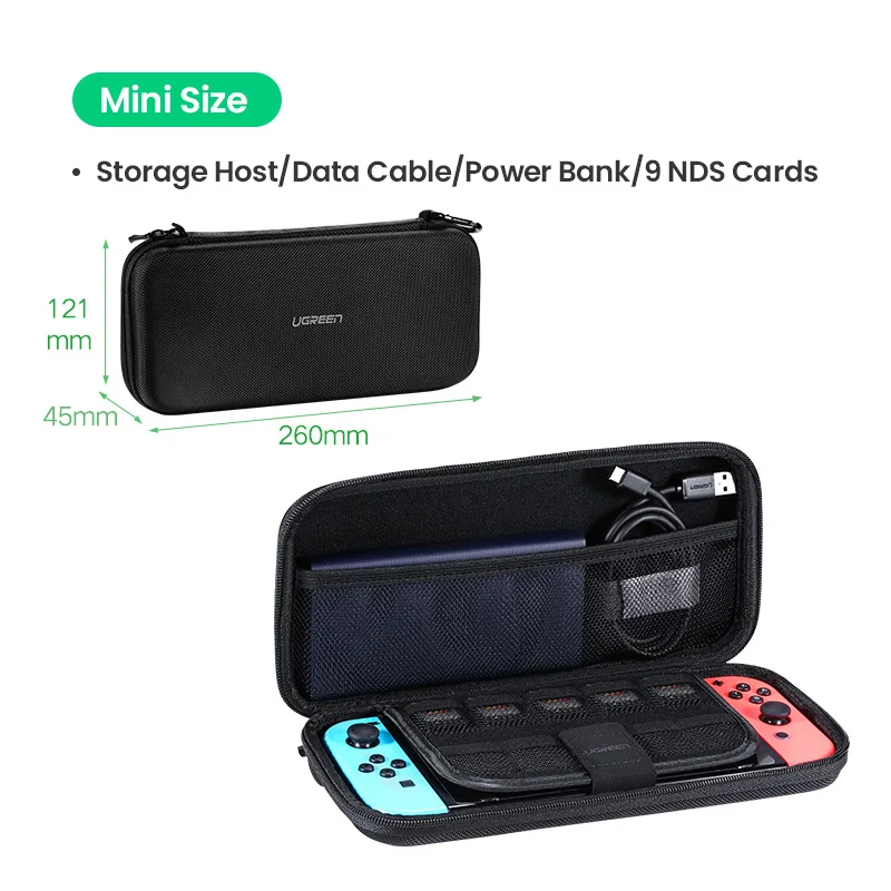 Mini Size Bag Ugreen сумка для хранения для kingd Switch Lite nintendo s Чехол для консоли Switch прочный Чехол Nitendo для NS nintendo Switch аксессуары - Цвет: Mini Size Bag
