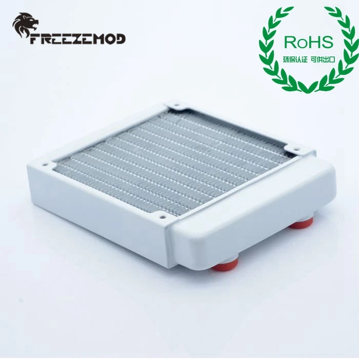 FREEZEMOD компьютер pc кулер для воды пианино краска белый цвет медный радиатор процессор теплоотвод ROHS сертификация. TSRP-WP120