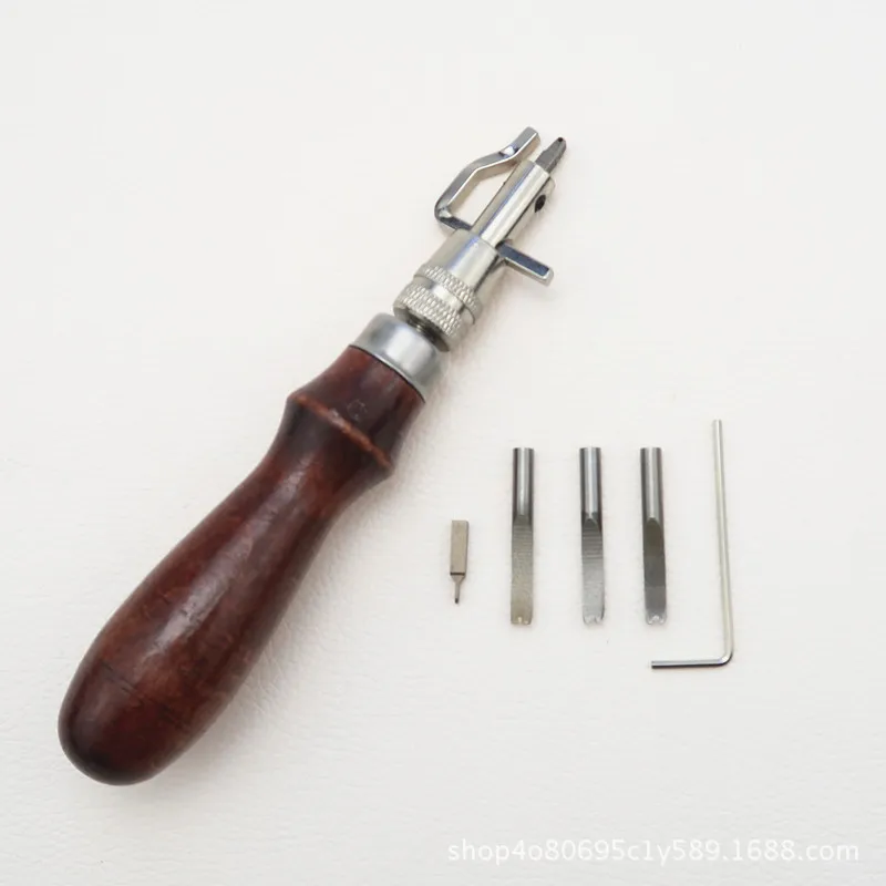7 в 1 Pro Leather Craft Edge пресс-комплект Регулируемая строчка и Groover сгибание кожи инструмент для шитья швейные инструменты аксессуары
