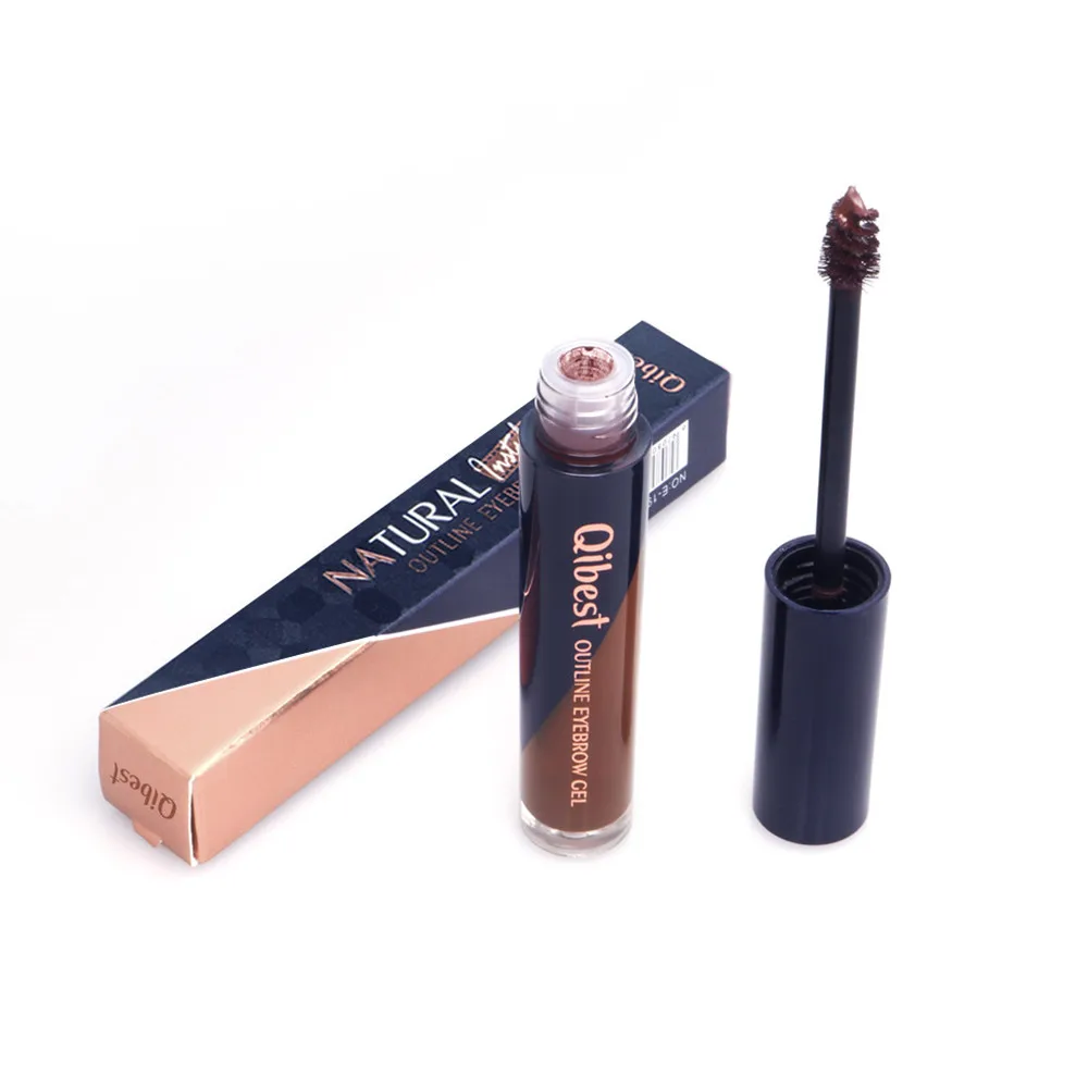 Профессиональный гель для бровей водостойкая кисть увеличения стойкая серая и