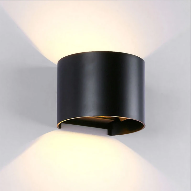 Simple LED 12W IP65 waterproof wall lamp  indoor and outdoor adjustable wall light courtyard porch corridor bedroom wall sconce