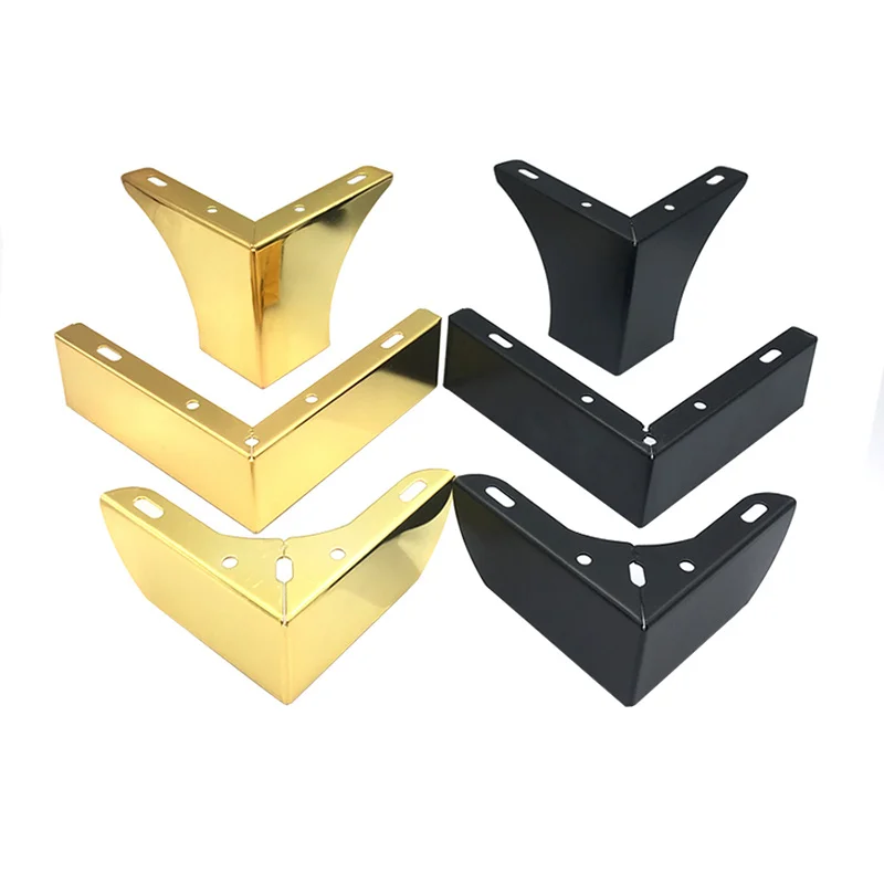 4Pcs 금속 가구 다리 소파의 자 피트 찬장 내각 발 55mm 높이 침대 다리 나사 액세서리 DIY 지원 프레임