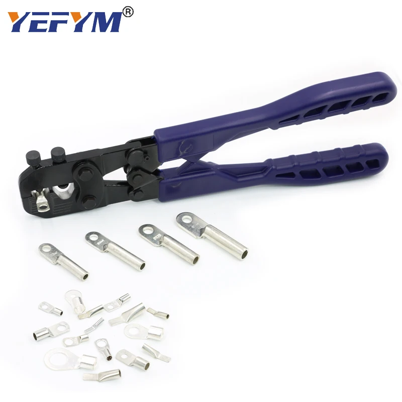 Outils de sertissage DT/SC/OT/UT, YE-120T peut visser 8 engrenages  réglables, plage de taille 10-120mm2 pince de câble haute résistance -  AliExpress