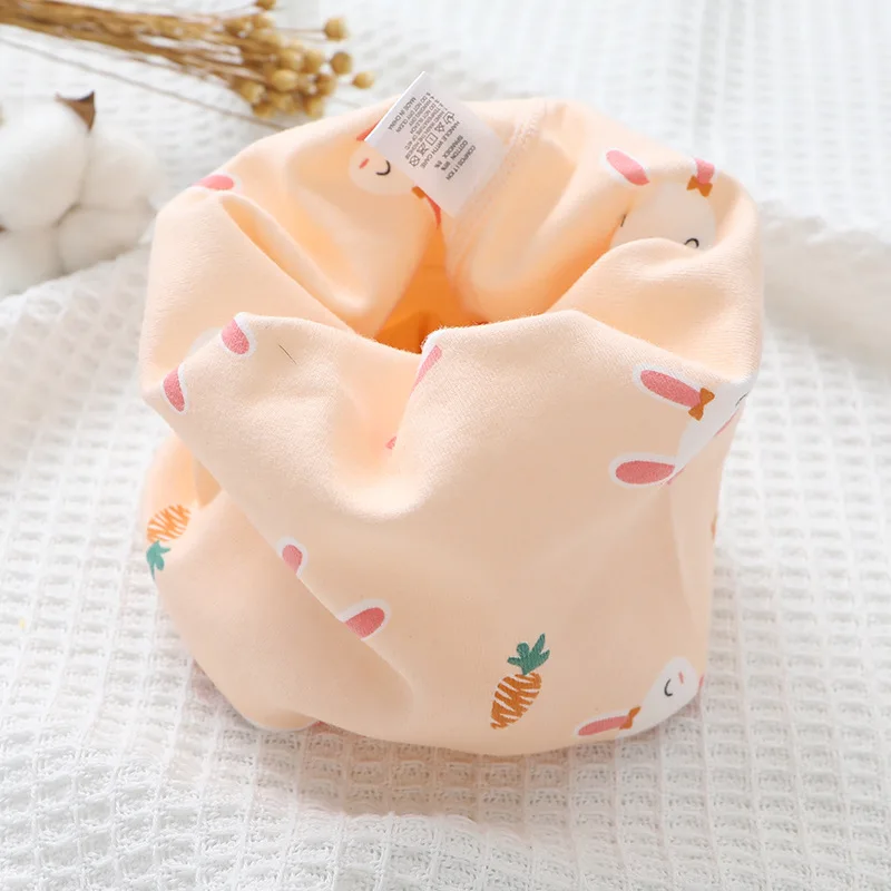 New Autumn Winter Children's Cotton Scarf Cartoon Kids Mufflers Outdoor Windproof Baby Warm Scarf Boys Collar Girls Neckerchief