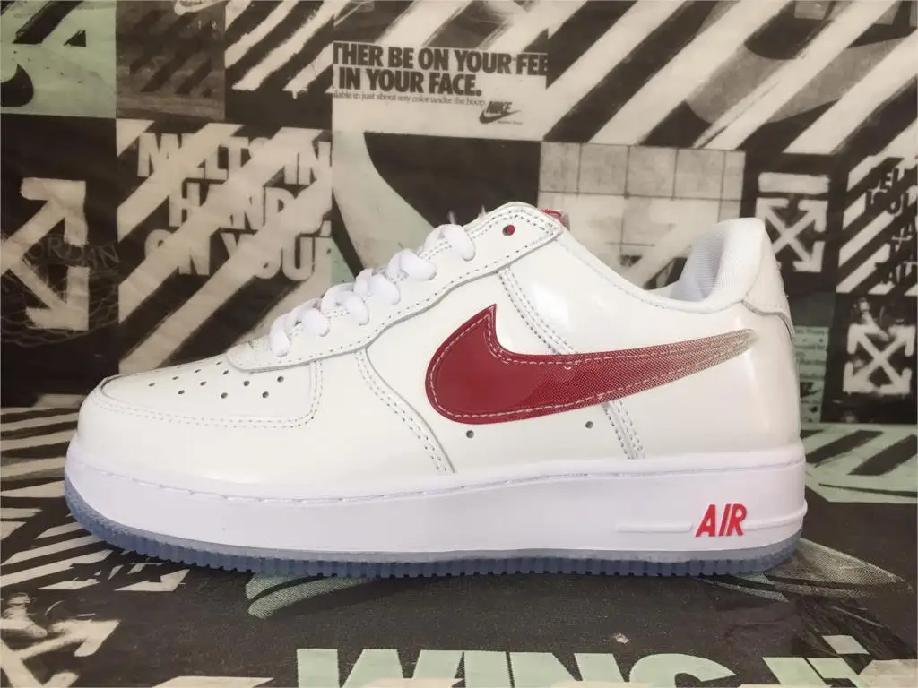 photo color Air Force 1 One Low 07 Lv8 Utility черно-белая женская и мужская Обувь Af1 кроссовки - Цвет: photo color