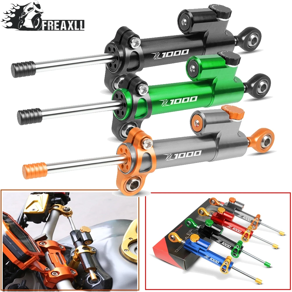 Motorcycle Steering Damper Stabilizer Linear Reversed Control