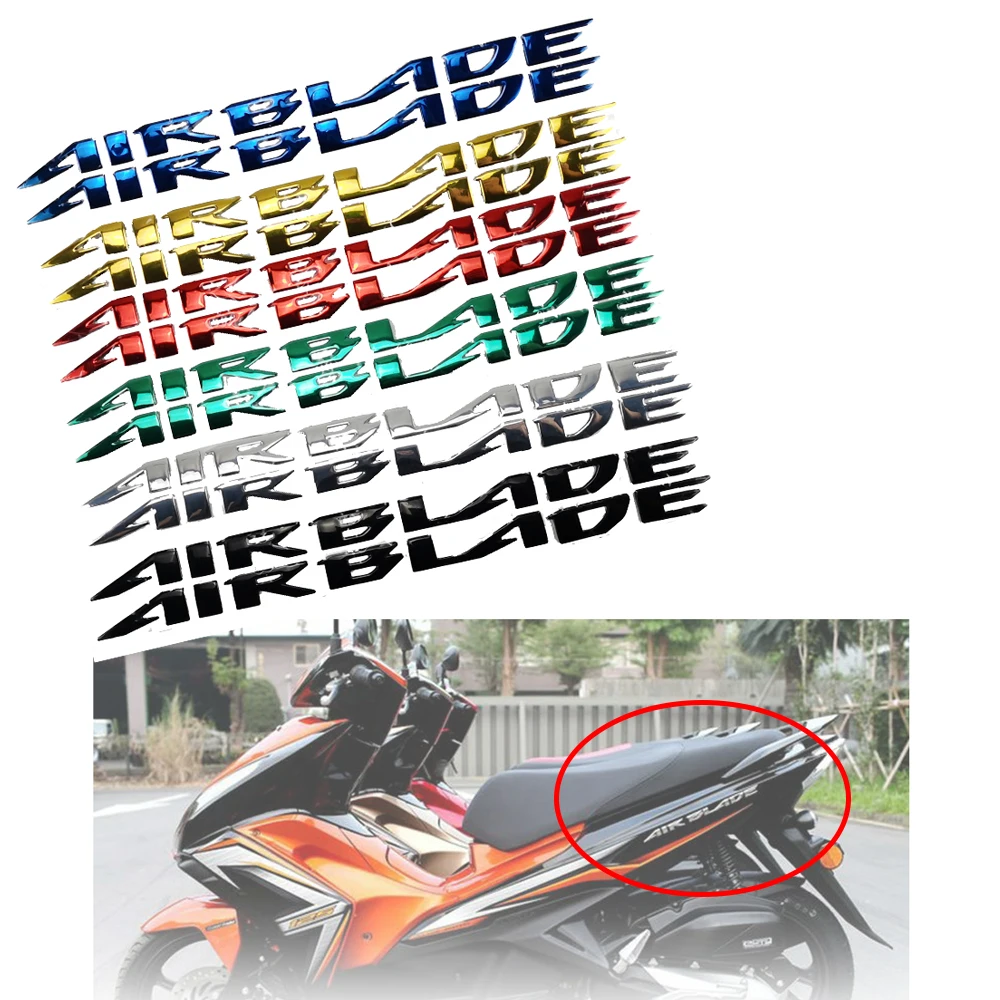 

Для Honda Air Blade 125 150 мотоциклетная 3D эмблема значок наклейка на бак колесо воздушное лезвие наклейки
