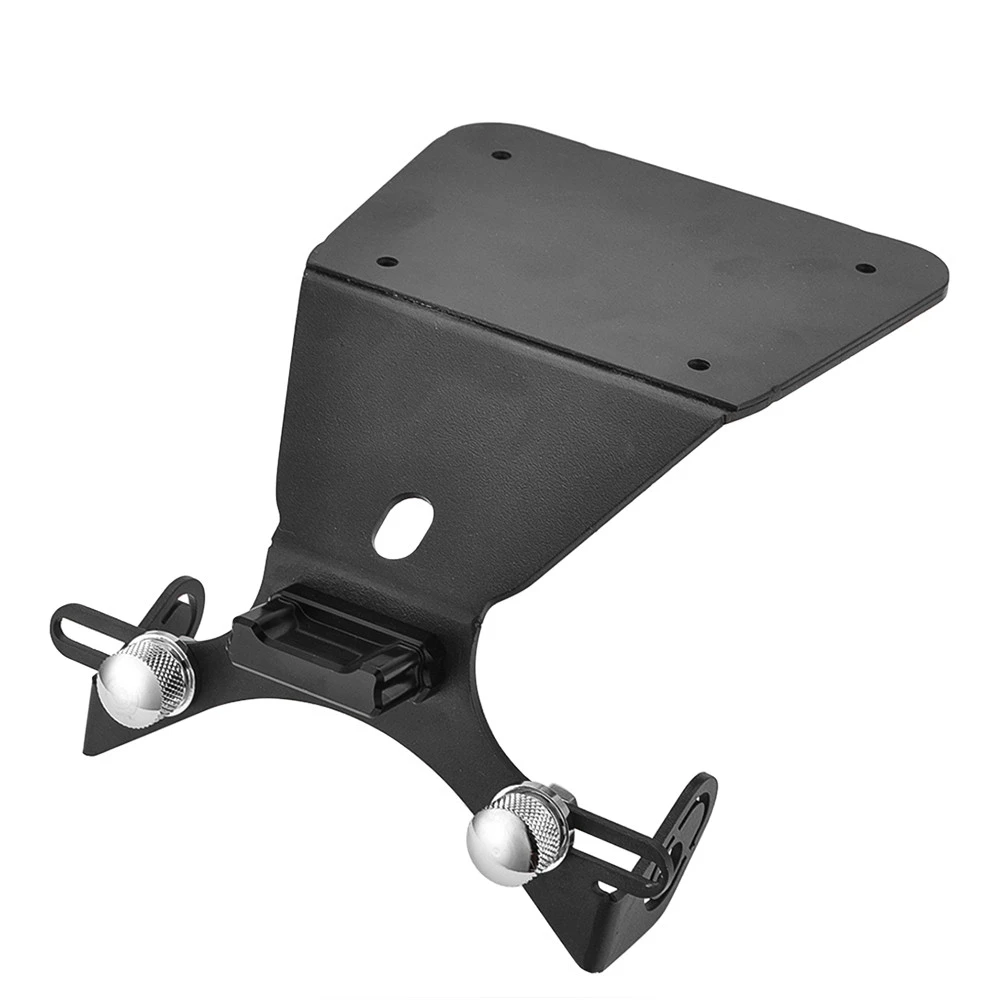 Черный Новые аксессуары для Yamaha YZF R3 R25 MT-03 MT 03 MT03 номерной знак держатель пластина Кронштейн ХВОСТ Tidy Fender Eliminator - Цвет: Черный