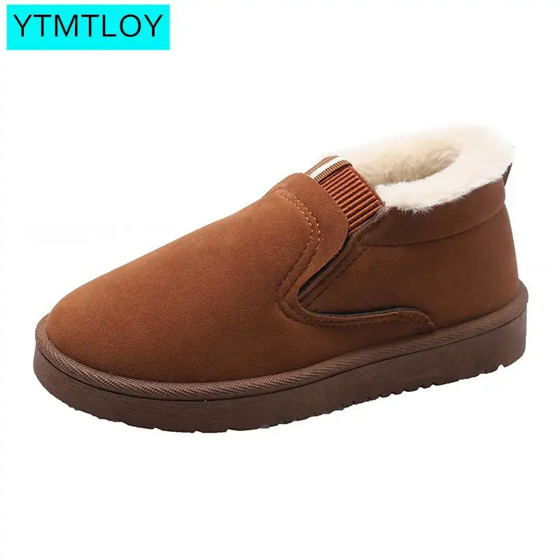 Alpargatas De Mujer/Новинка года; женские зимние ботинки; обувь на плоской подошве; модная замшевая обувь, сохраняющая тепло, для студентов; хлопковая обувь; обувь на плоской подошве