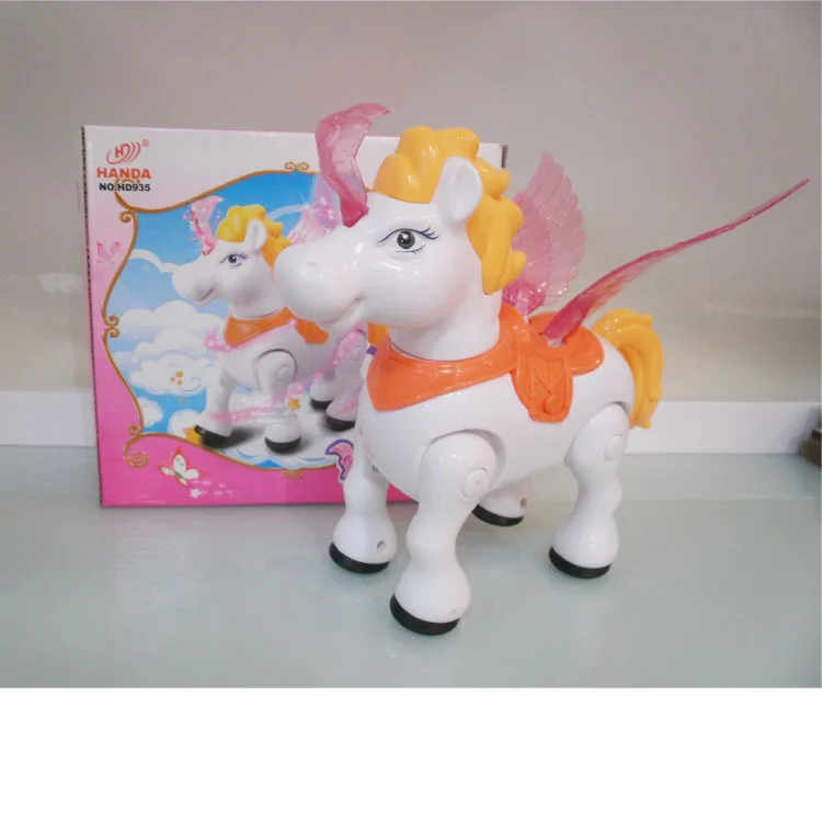 

Children Electric Plastic Toy Elves Pegasus Electric Cartoon Toys Pegasus
