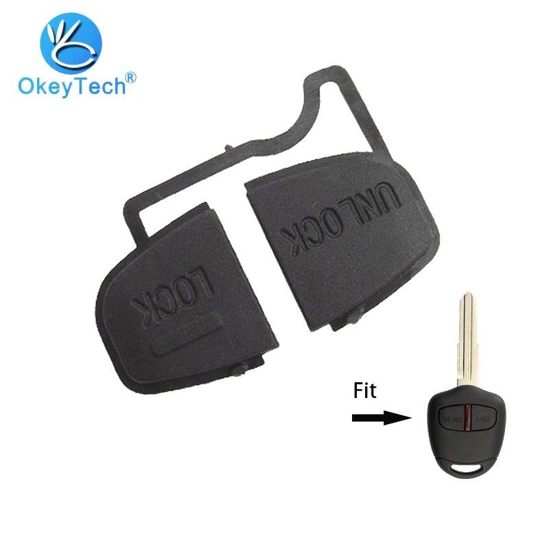 OkeyTech 20 шт./лот пусковая площадка для Mitsubishi ключи оболочки чехол Fob Ремонт Замена кнопки