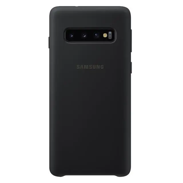 Нижняя Закрытая EF-PG973T для samsung Galaxy S10 чехол Note 10 Plus стиль S10e S10+ плюс силиконовый чехол - Цвет: Black