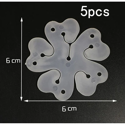 5pcs flower clip Аксессуары для баллонов 5 м полоска для воздушных шаров зажим для воздушных шаров клеевая лента сливовый зажим Свадебная вечеринка День Рождения Декор Аксессуары - Цвет: 5pcs flower clip