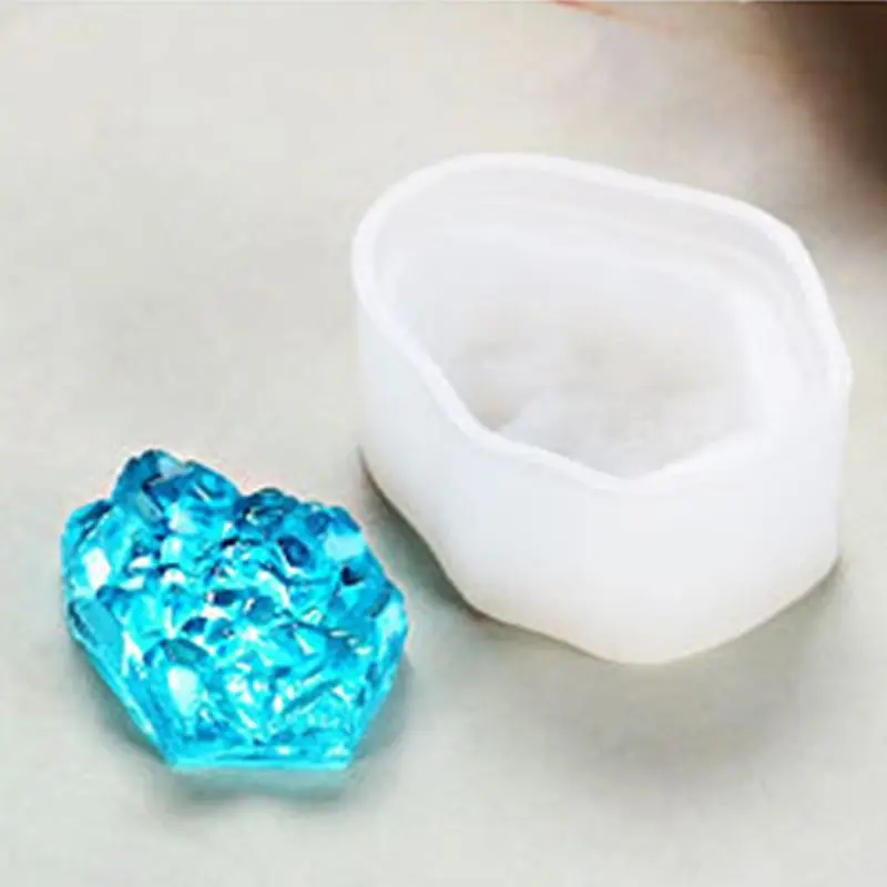 Силиконовая форма кристалл для эпоксидной смолы. Имитация оригинала. Силиконовая форма кристалл для эпоксидной смолы. Прозрачные формочки. Силиконовая форма кристалл для эпоксидной смолы.