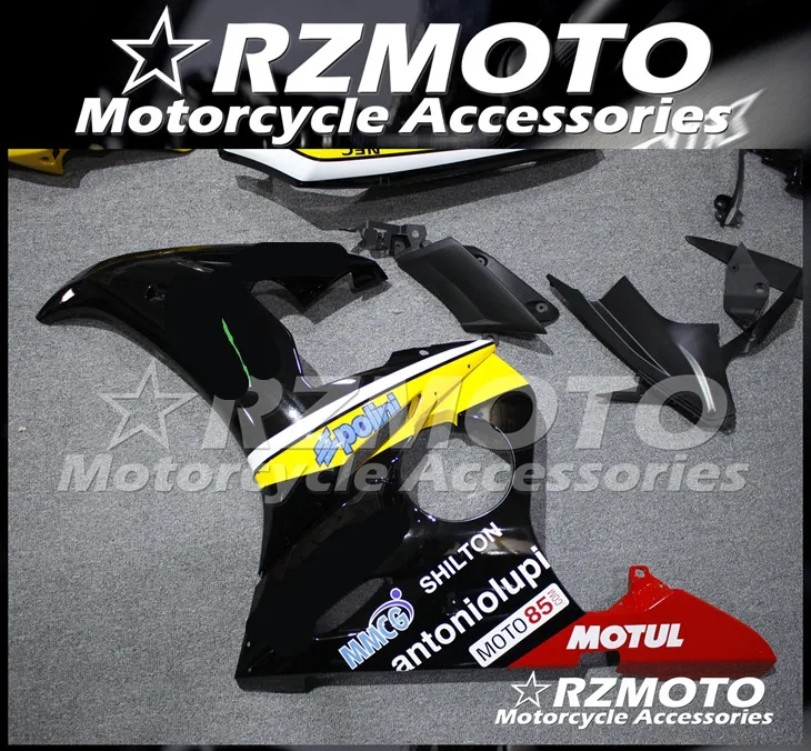 ABS мотоцикл обтекатель комплект для YAMAHA YZF R6 2003 2004 2005 R6S год кузова литья под давлением Магазин № 1655