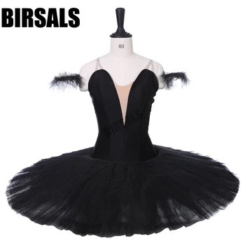 

Black Bird Ballet Costume Women Ballerina tutu Professional Ballet Tutu Ballerina Pancake Ballet Tutu Skirt BT9111