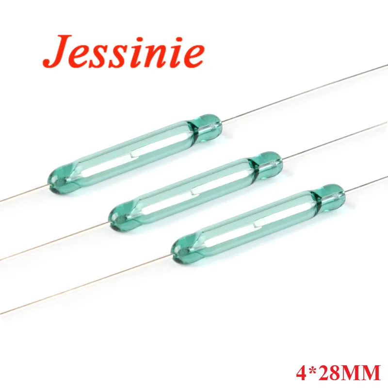5PCS Reed switch Magnetic Switch 4x28MM Normally Open Induction DIY Switchs Electronic NO | Электронные компоненты и