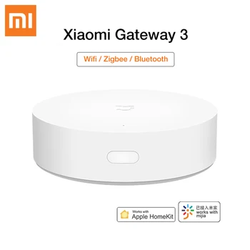 

Xiaomi Mijia Smart Mi Gateway 3 ZigBee WIFI Bluetooth Mesh Multimodes Hub Remote Control Home Security For Mi home Apple Homekit