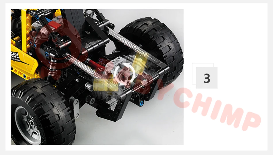 4WD RC Racing Car Fit Technic Series DIY Building Blocks Bricks Buggy Model All-Terrain Off-Road Climbing Vehicles Trucks Toy
