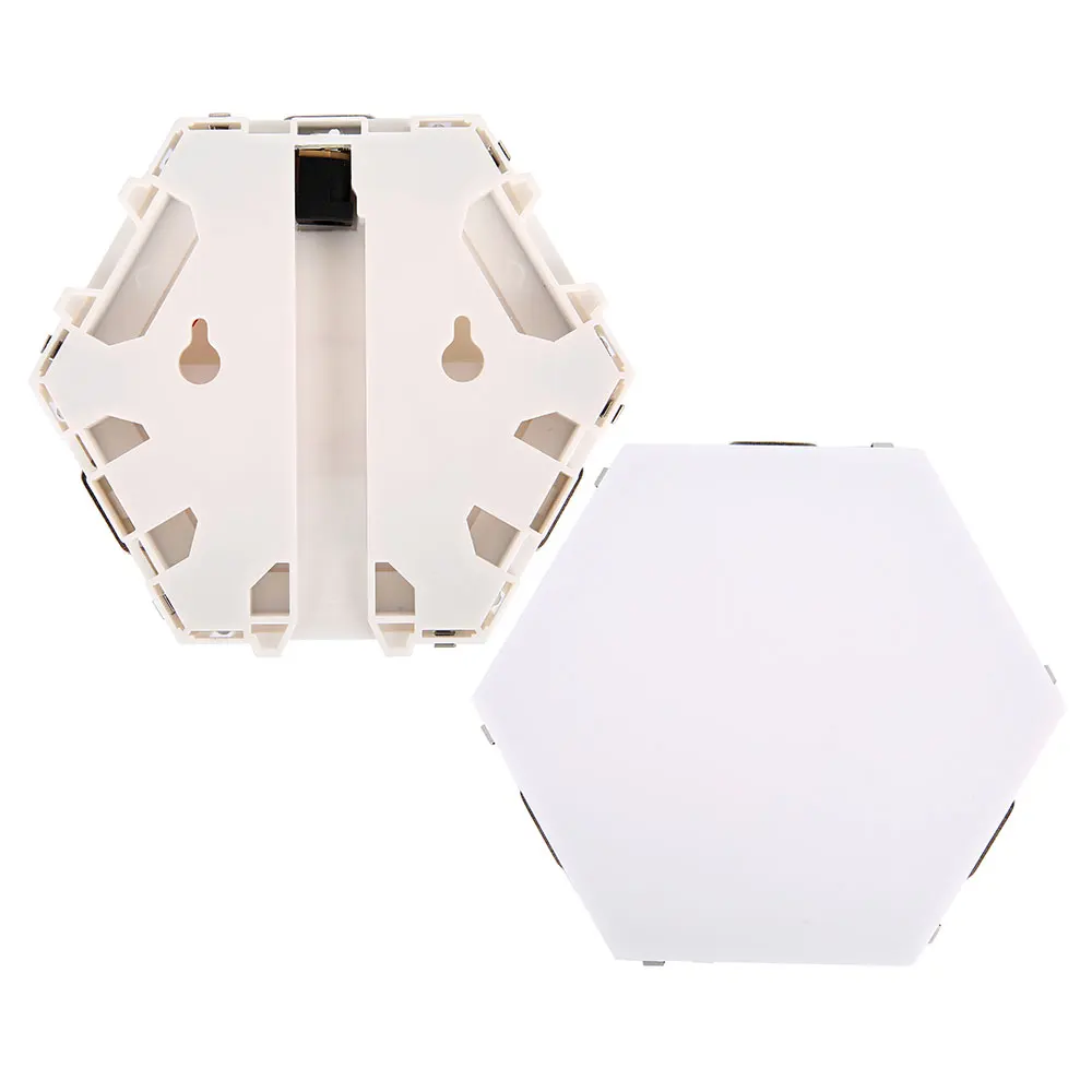 Honeycomb сенсорный датчик Квантовая лампа светодиодный шестиугольная лампа ночник Магнитный шестиугольник креативное украшение настенный светильник