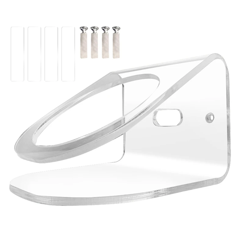 

Wall Mount For Echo Dot 4 Acrylic Bracket Wall Mount Stand Holder Space Saving Solution For Smart Speaker Shelf Rack