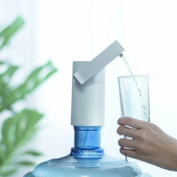 

NEW-Portable USB Water Pump Household Drinking Water Dispenser Electric Automatic Water Absorber for Home Office White