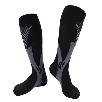 

1 Pair Compression Socks For Men Women Running Socks for Riding Cycling Basketball Travel Stretch Nurses Socks