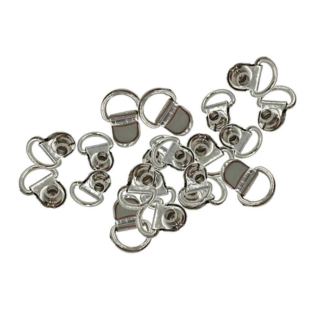 20pcs Boot Hooks Lace Fittings With Rivets for Repair/Camp/Hike Accessories