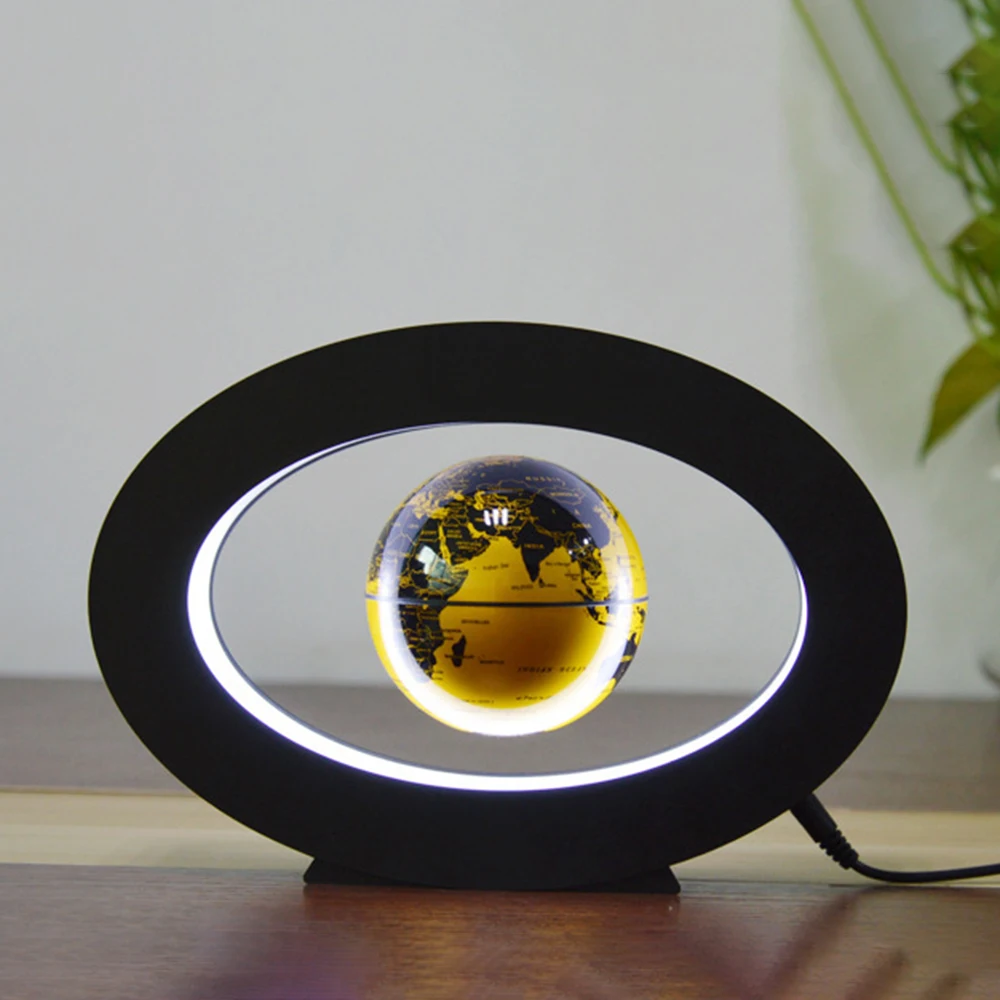 

Creative floating globe night light world map globe lamp office home decoration