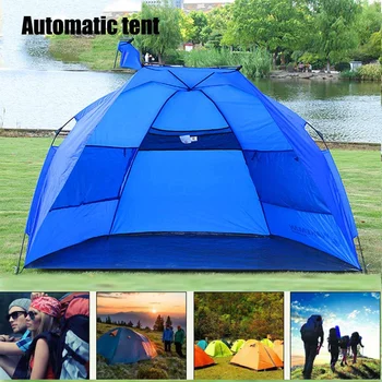 

1-2 People Outdoor Camping Tent Waterprood Automatic Beach Sunshade Shelter Canopy