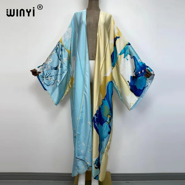 Europe WINYI new tunic bikini sweet lady pink boho Cardigan stitch Cocktail sexcy Boho Maxi Holiday Batwing Sleeve KIMONO mujer 17