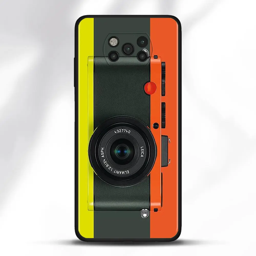 Back Case for Xiaomi Poco X3 NFC X3 F3 M3 TPU Cover for Redmi Note 8 8T 9 9T 9S 10 Pro Phone Cover Vintage Tape Camera Gameboy
