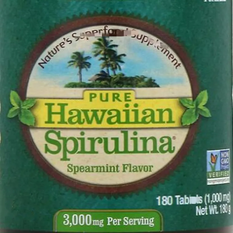 

Natural Hawaiian Spirulina , Spearmint,180 PCS