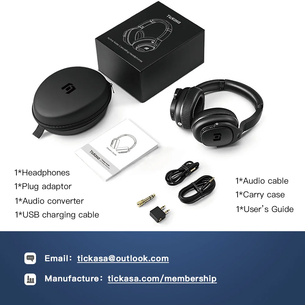 Mobvoi ANC Dual mic Active Noise Cancellation Headphones Foldable Headphones Bluetooth 5 1 30 Hours Battery Life on 1 charge