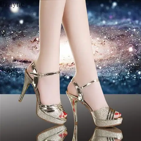 

High-heeled sandals female stiletto sexy 2019 new fish mouth waterproof platform women's shoes