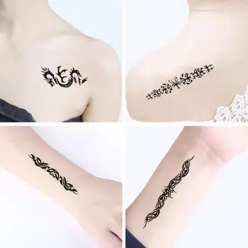 

New Hot Temporary Tattoo Sticker Waterproof Fake Tattoos Women 190*90mm Body Design Men Children Art A9T5