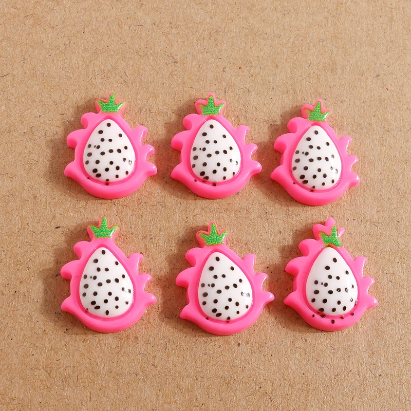 10 Stück Niedliche Frucht-Cabochons (Kirsche, Pfirsich, Birne) mit Flacher Rückseite für Scrapbooking, Schmuckherstellung, DIY Kinder-Haarspangen, Broschen und Bastelbedarf – Detail 25
