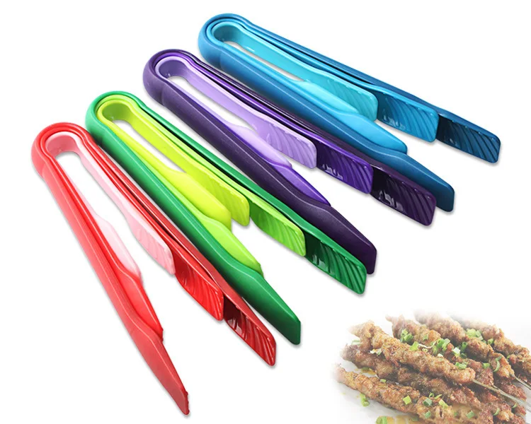 

3Pcs/set Salad Serving BBQ Tongs Silicone Kitchen Cooking Stainless Steel Handle Utensil Kitchen Accessories FDA.cooking gadgets