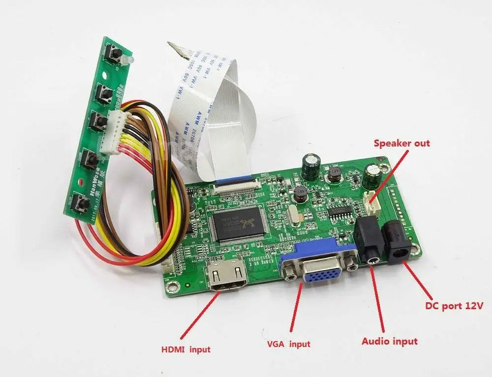 Latumb LP156WF6-SPM1 LP156WF6-SPB1 LP156WF6-SPK3 HDMI+ VGA ЖК-дисплей светодиодный LVDS ПИД регулятором драйвер платы
