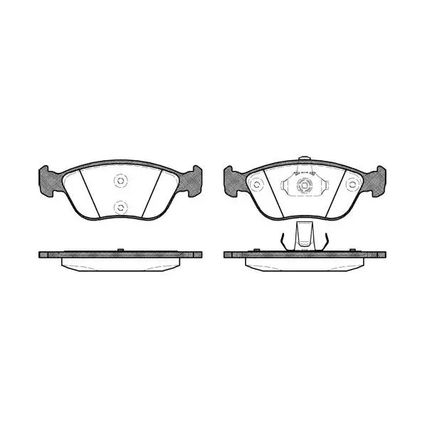 Колодки дисковые п.\ Volvo S70/V70 2.0i-2.5iT 16V/20V 97-00 REMS