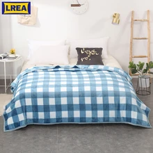 LREA модный плед Стиль одеяло пледы коралловый флис одеяла мягкий и современный безопасный кожи на кровати или диване