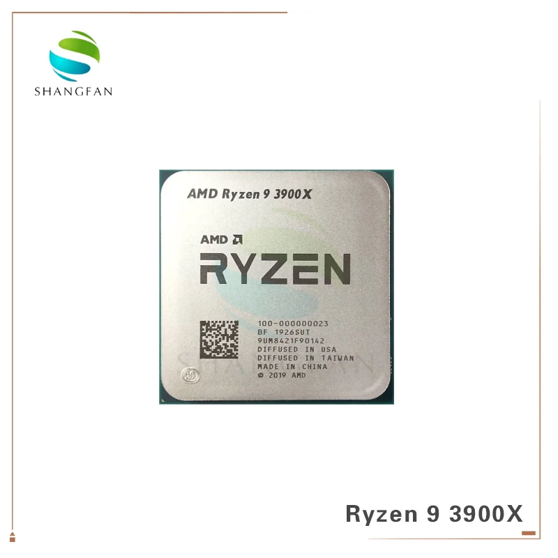 AMD Ryzen 9 3900X R9 3900X3,8 ГГц двенадцать-Core 24-нить Процессор процессор 7NM L3 = 64M 100-000000023 гнездо AM4