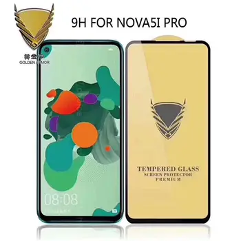 

200pcs Golden Armor Middle Curved Tempered Glass Screen protector For Huawei Y9 Prime/Y7 Prime/Y7 Pro/Y6 Prime/Y6 Pro/Y5 Lite