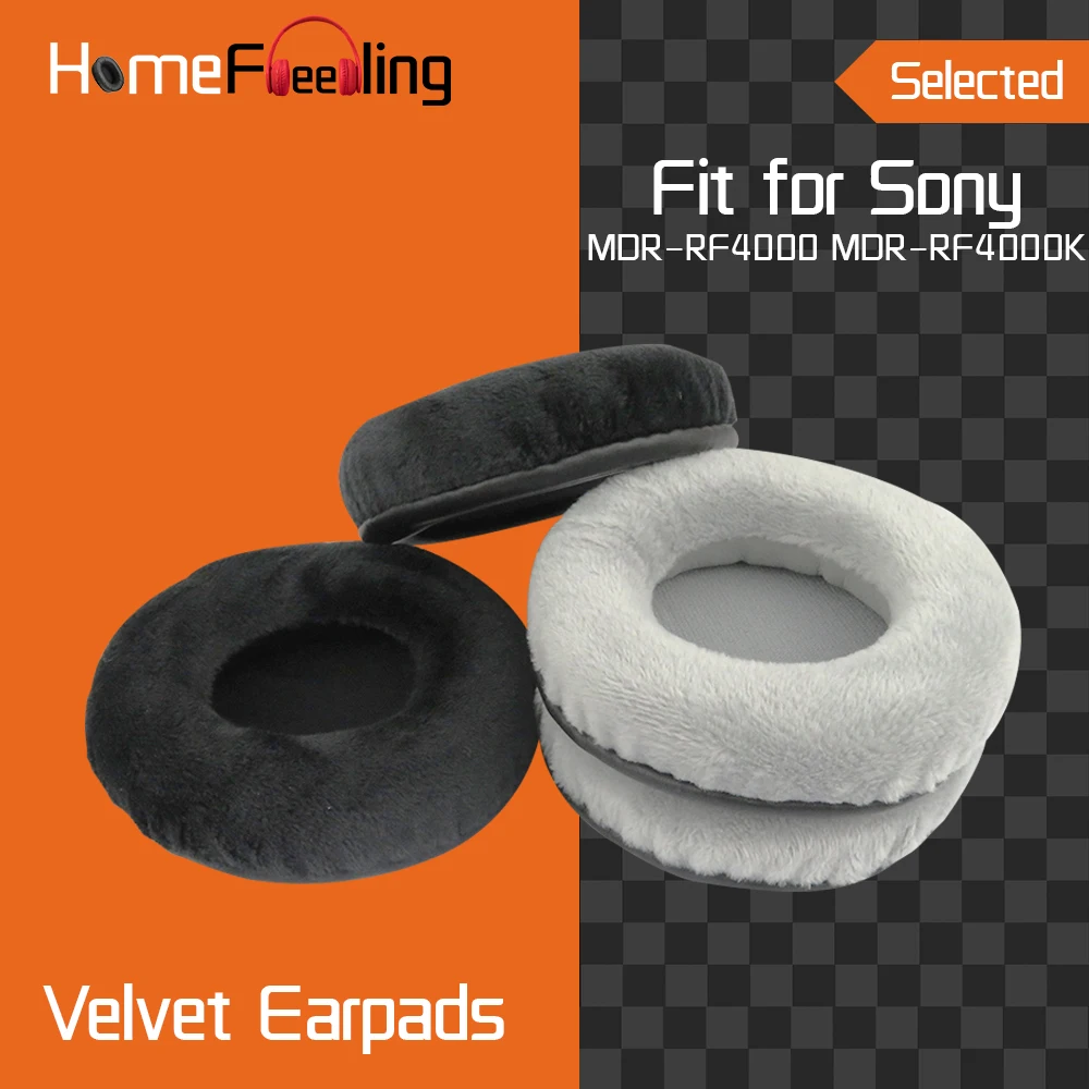 Homefeeling Earpads for Sony MDR RF4000 RF4000K Headphones Earpad Cushions Covers Velvet Ear Pad Replacement