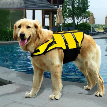 

HOOPET Pet Dog Life Jacket Safety Vest Surfing Swimming Clothes Summer Vacation Oxford Breathable French Bulldog Dog Life Vest