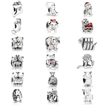 

1:1 Spopular high quality Cute Charming Animal Series Charms For Necklaces, Making Your Bracelet An Original Ladies Jewelry