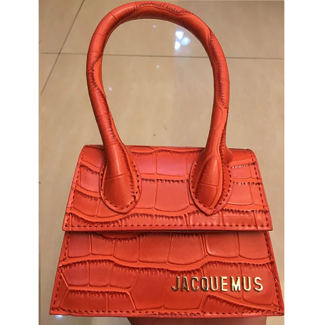 Сумка известного бренда, мини-сумки Jacquemus, женские дизайнерские сумки с крокодиловым узором, кожаные сумки через плечо, женские сумки через плечо