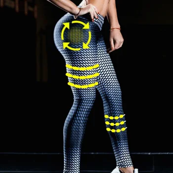 

Women Anti-Cellulite Compression Slim Leggings Gym Running Yoga Sport Pants J9